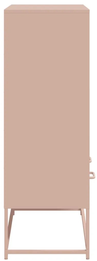 Móvel alto 68x39x111,5 cm aço rosa