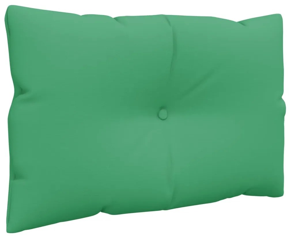 Almofadões para móveis de paletes 3 pcs tecido verde