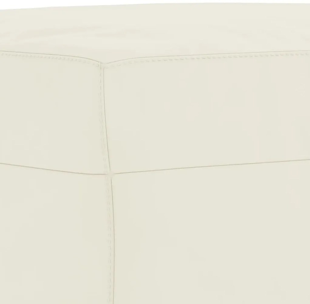 3 pcs conjunto de sofás veludo cor creme