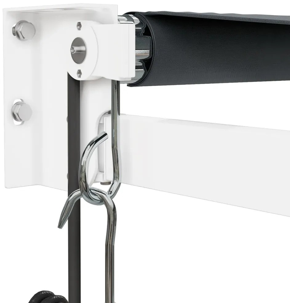 Toldo retrátil automático 3,5x2,5 m antracite