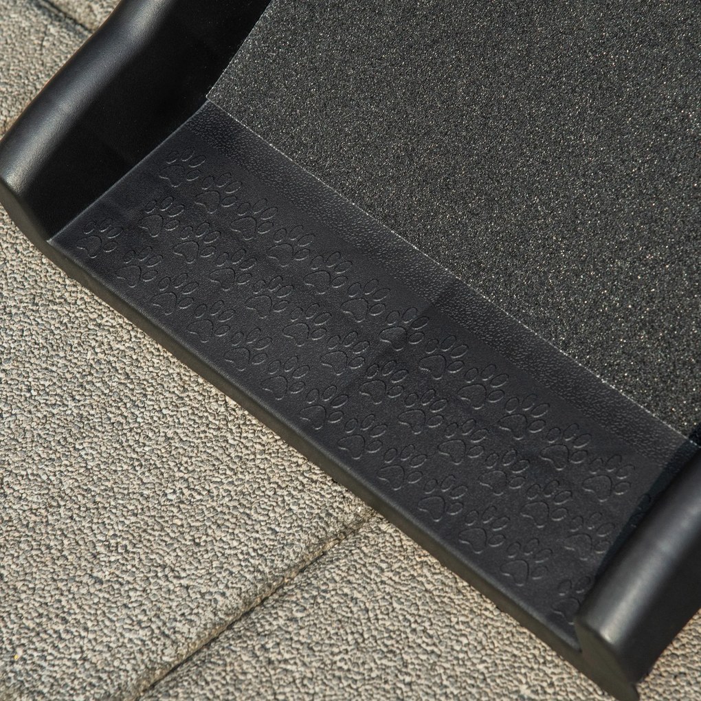 PawHut Rampa Dobrável para Cães e Gatos com Tapete Antiderrapante Ramp