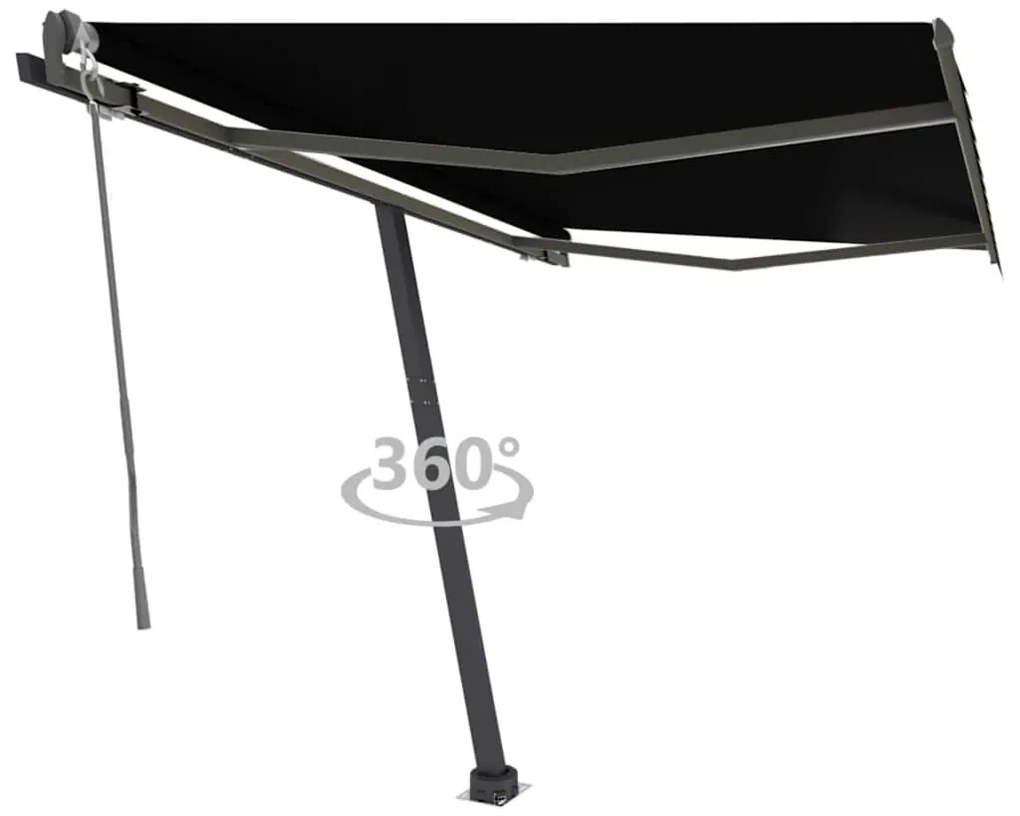 Toldo automático independente 350x250 cm antracite