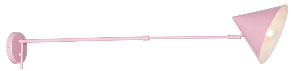 Candeeiro de parede design rosa ajustável - Triangolo Design