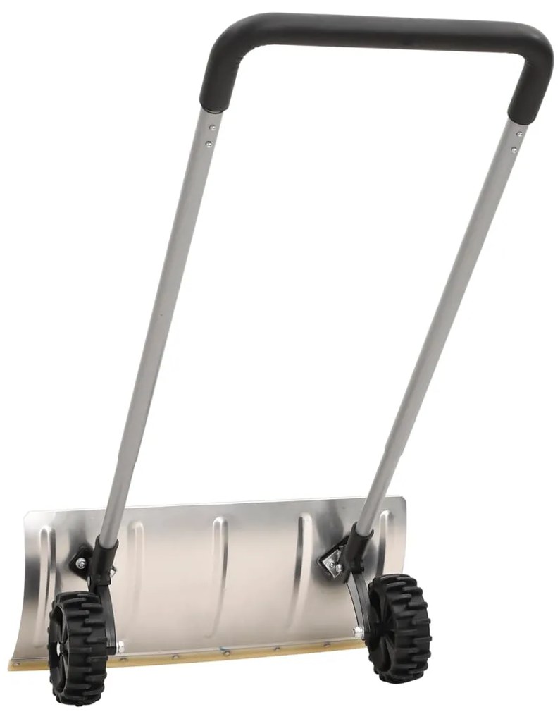 Pá de neve com pega extensível lâmina 61 cm aço prateado
