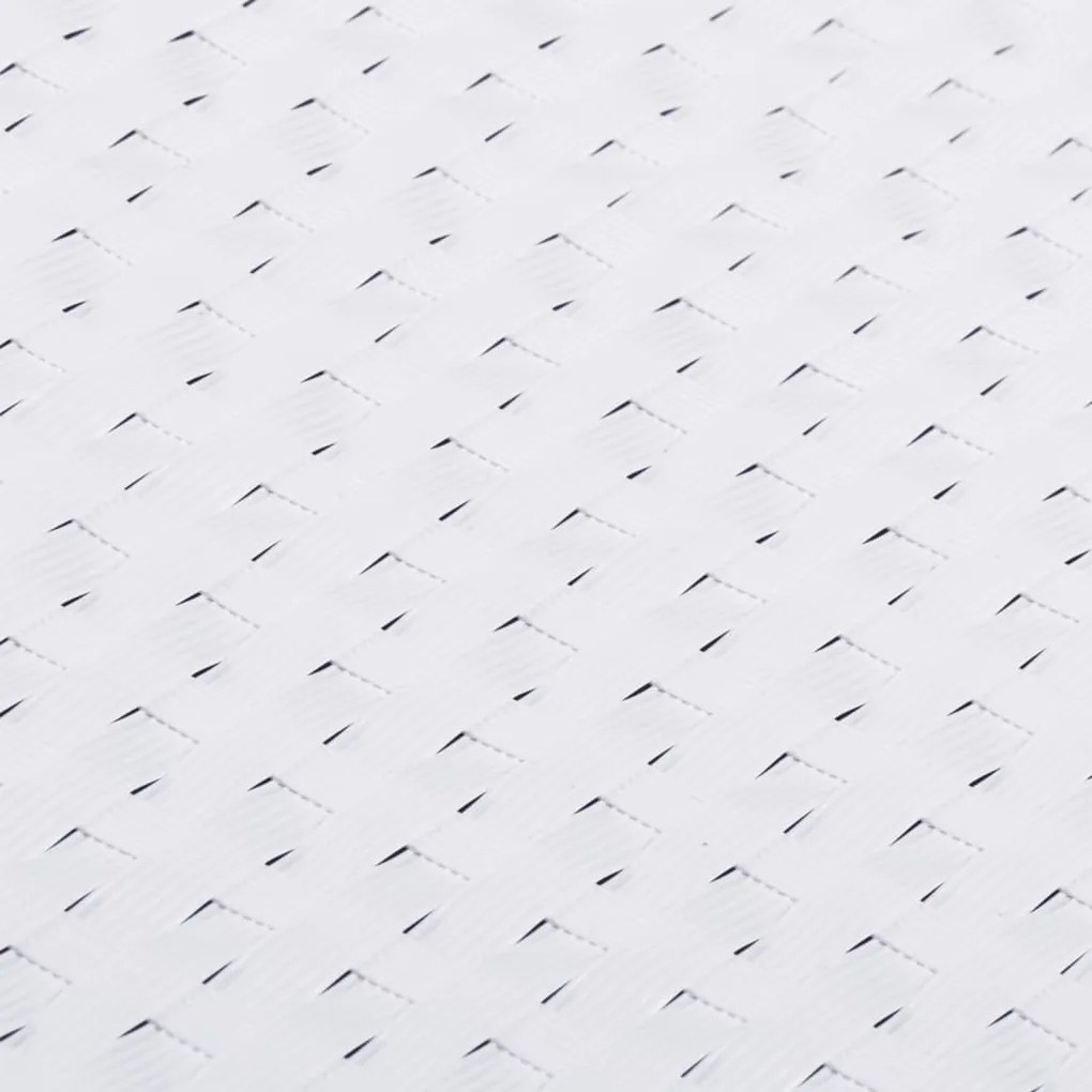 Tela de varanda 600x80 cm vime PE branco