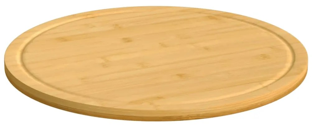 Tábua de cortar Ø40x1,5 cm bambu