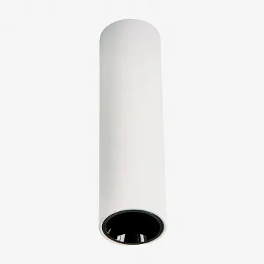 Aplique De Teto Led De Superfície Redondo Ø4 Cm Para Exterior Em Alumínio Luisiana Branco - Preto & Branco 3000k & 3 W & 38º - Sklum