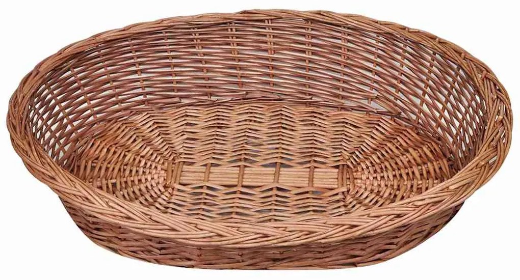 Cesto para cão/cama para animais salgueiro natural 90 cm
