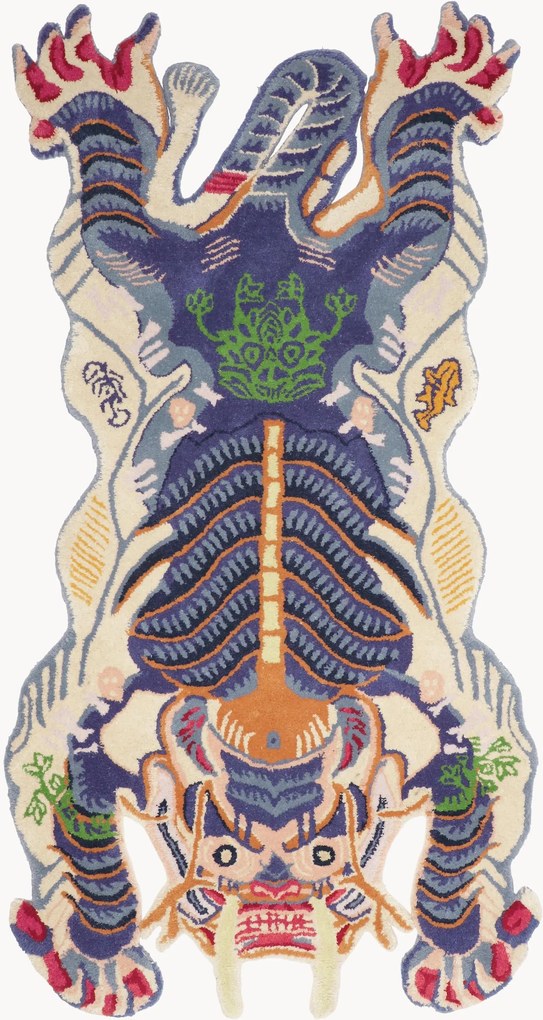 Tapete em lã artesanal Dragon