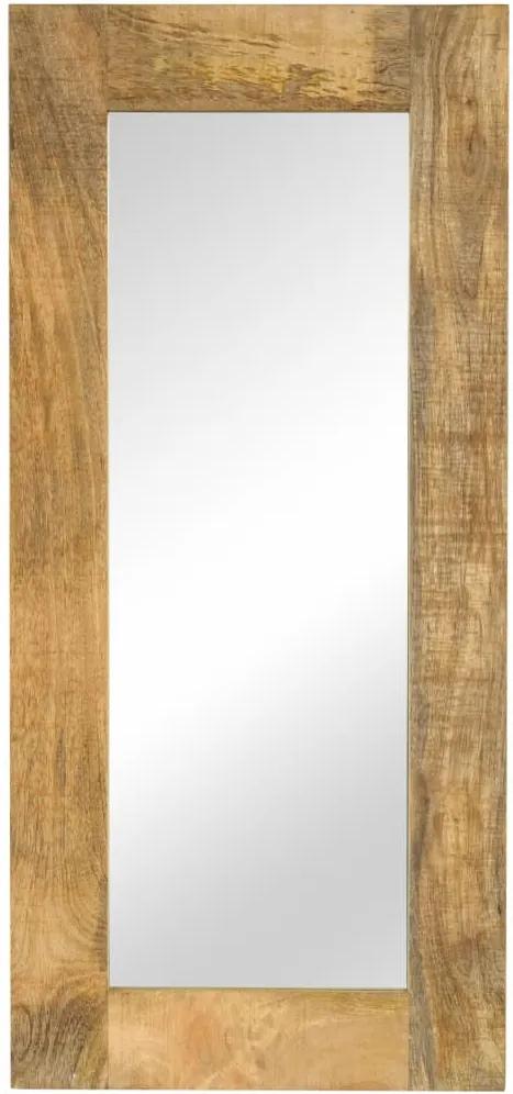 Espelho em madeira de mangueira maciça 50x110 cm