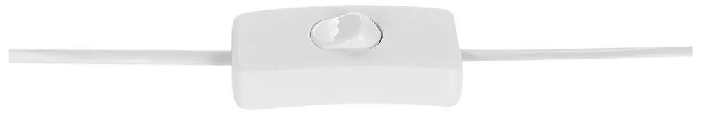 Conjunto de 2 candeeiros de mesa em cerâmica branca 31 cm ARWADITO Beliani