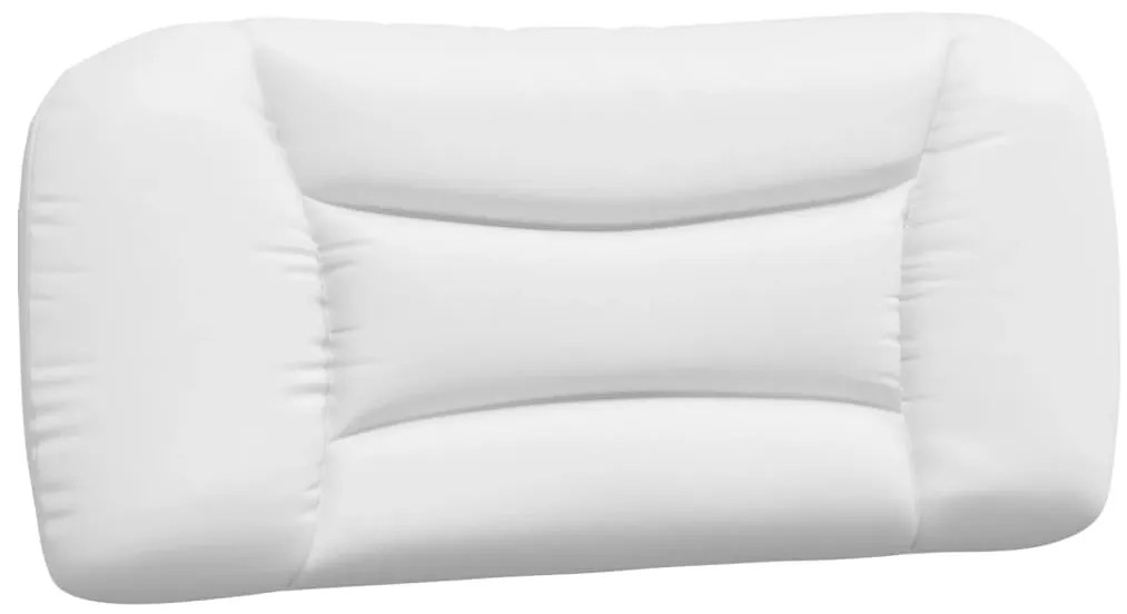 Cama com colchão 80x200 cm couro artificial branco