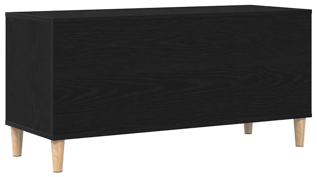 Armário de Registro vidaXL Madeira de Carvalho Preto 100x38x48 cm Made