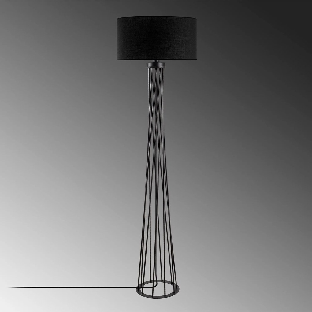 Candeeiro de Pé Tall – Preto – 50x175x50 cm