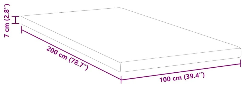Protetores de Colchão Branco 100 x 200 cm