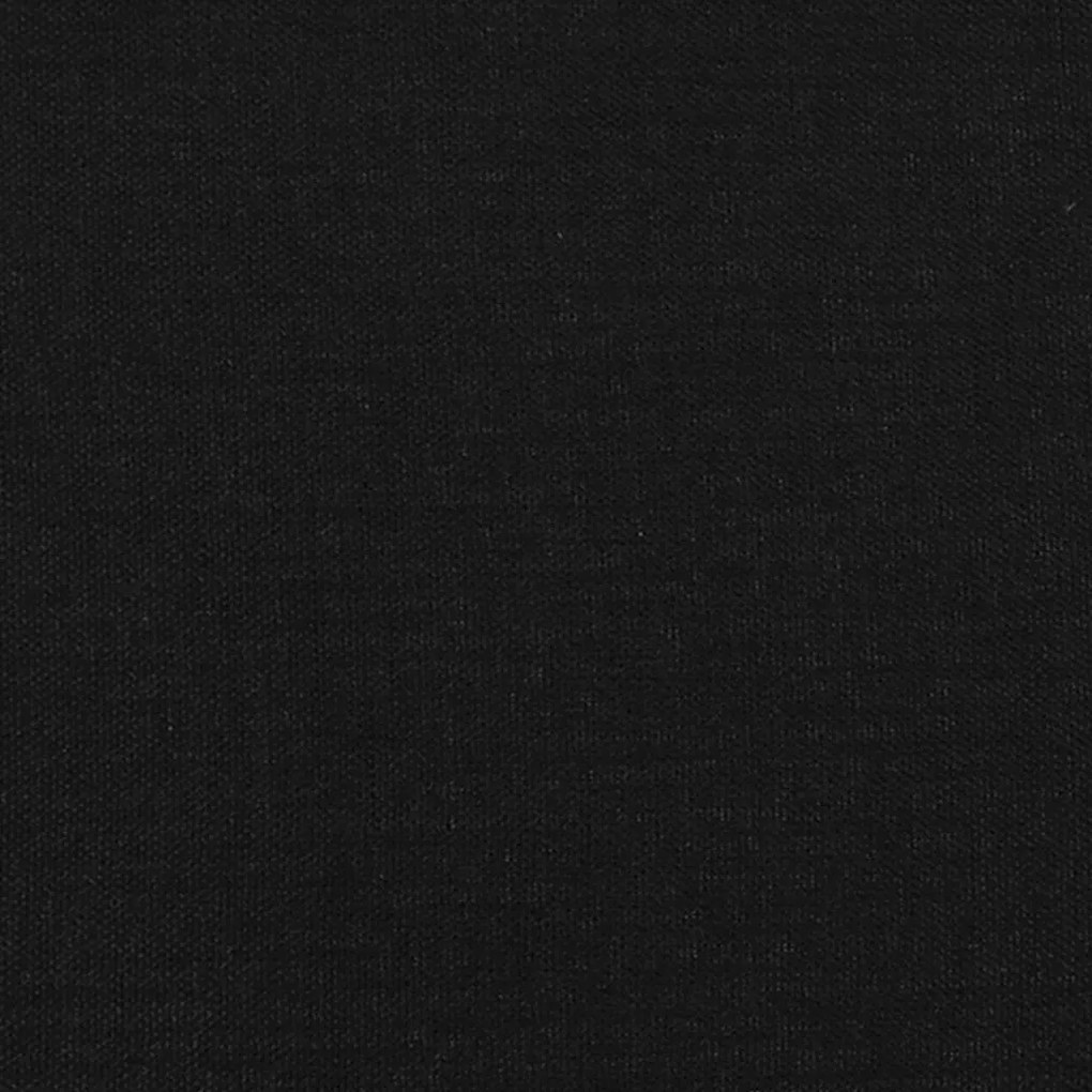 Estrutura de cama sem colchão preto 120x190 cm tecido
