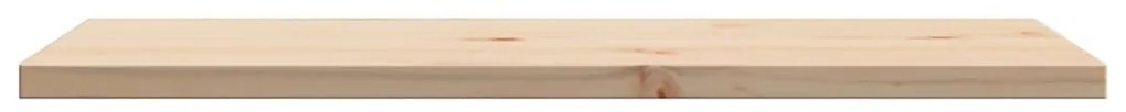 Tampos de mesa retangulares 2 pcs 80x40x2,5 cm pinho maciço