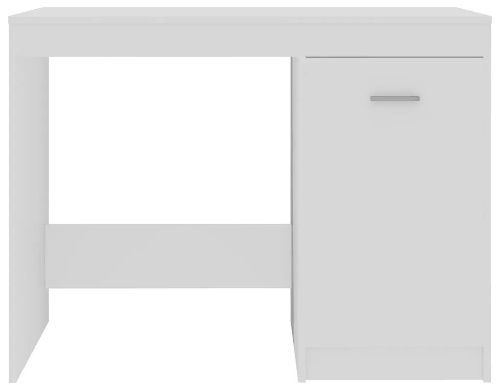 Secretária 100x50x76 cm derivados de madeira branco