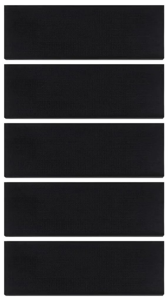 Tapetes de escada 5 pcs 25x75 cm borracha