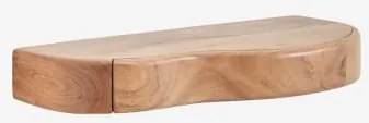 Estante De Parede Com Arrumação Em Madeira De Acácia Nireimi ↔︎ 60 Cm - Sklum