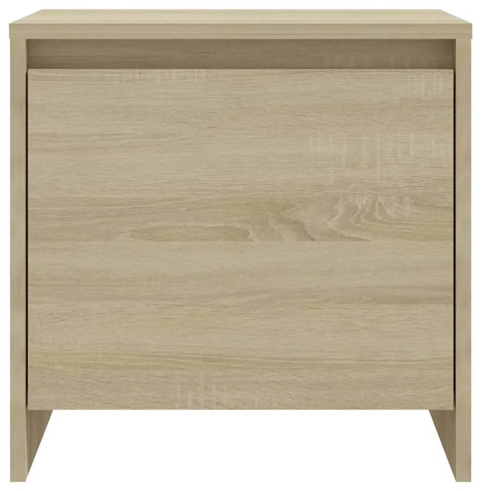 Mesa cabeceira 45x34x44,5cm derivados madeira carvalho sonoma
