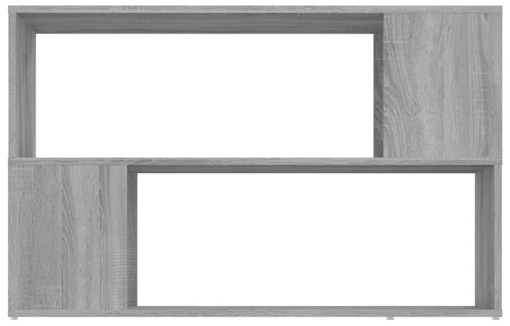 Estante 100x24x63 cm derivados de madeira cinzento sonoma