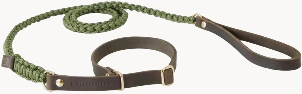 Trela para cão Retriever em pele Touch of Leather, vários tamanhos