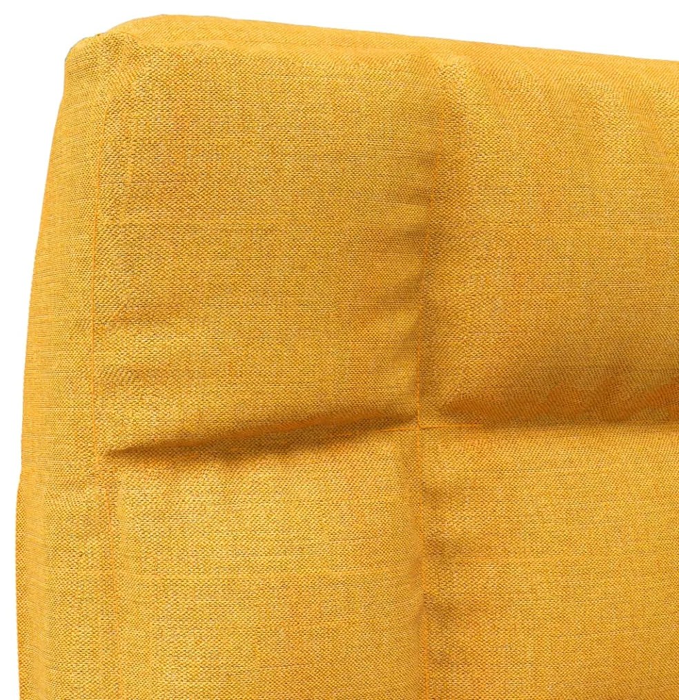 Colchão/cadeira de piso dobrável tecido amarelo mostarda