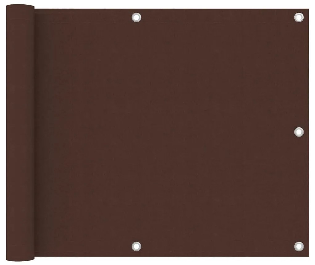 Tela de varanda 75x400 cm tecido Oxford castanho