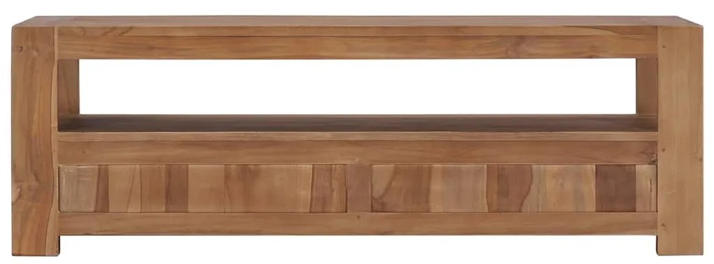 Móvel de TV 120x30x40 cm madeira teca maciça