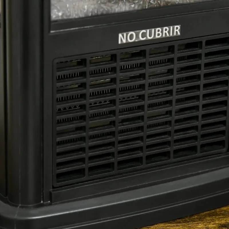 Mini-Lareira Elétrica 700W/1000W com Chama Realista