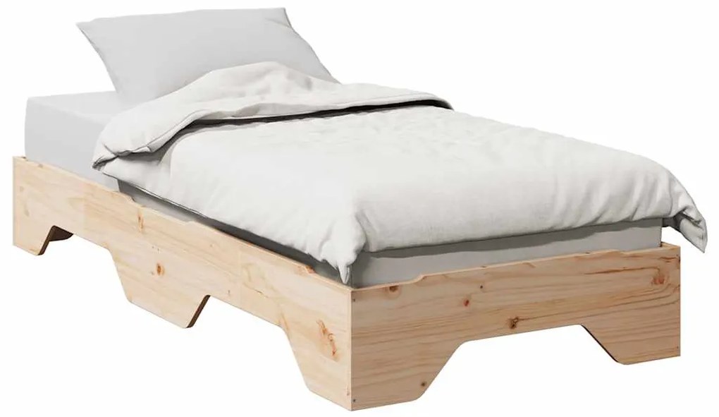 Cama sem colchão empilháveis 90x200 cm madeira maciça