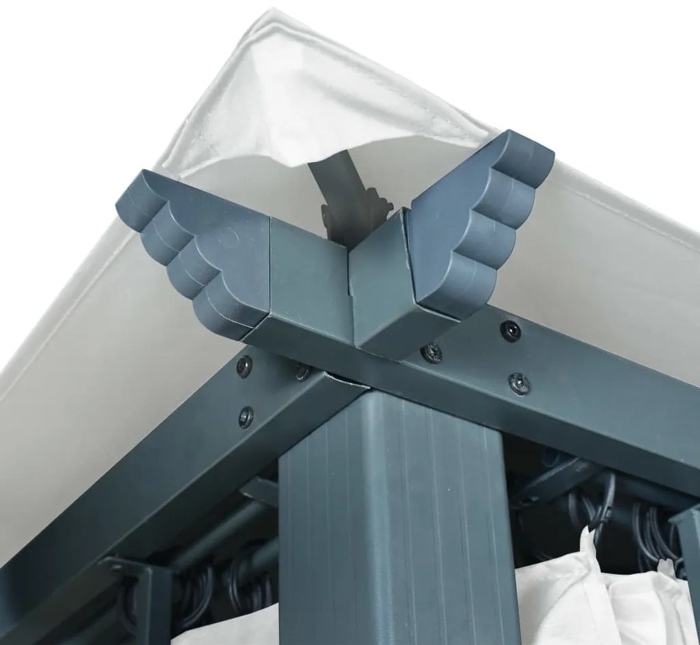 Pérgola 3x3 com Cortina e Rede Mosquiteira - Várias Cores