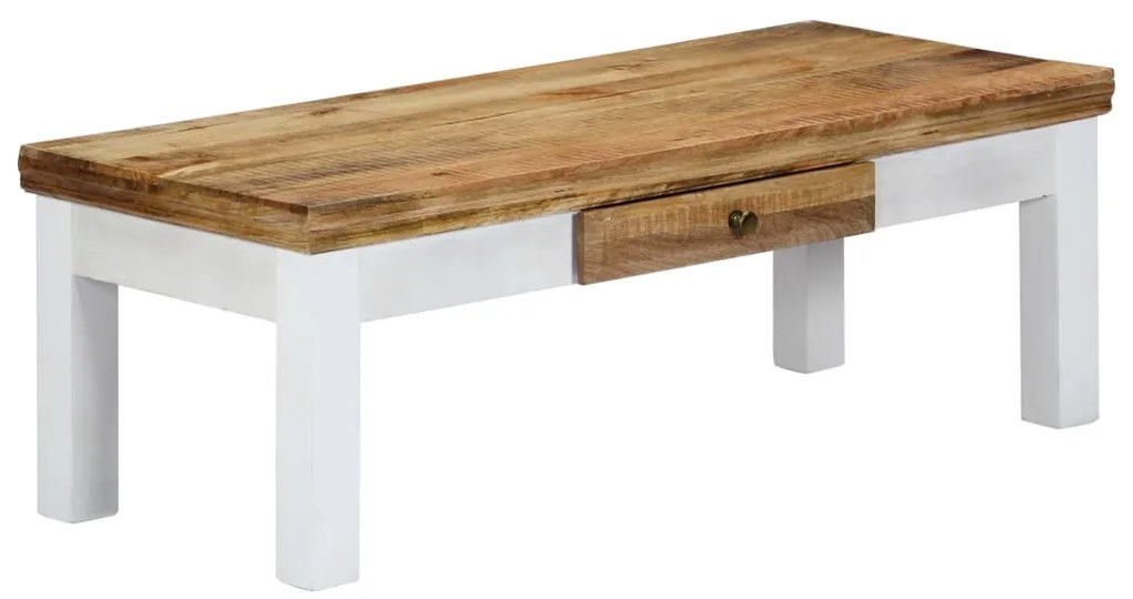 Mesa de centro 110x50x40 cm madeira de mangueira maciça