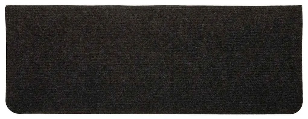 Tapetes de escada adesivos 30 pcs 65x24,5x3,5 cm preto