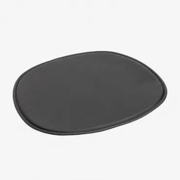 Almofada 39x34,5 Cm Para Cadeira Em Polipele Scand Preto - Sklum