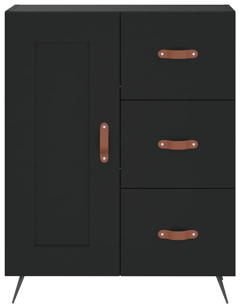 Aparador 69,5x34x90 cm derivados de madeira preto