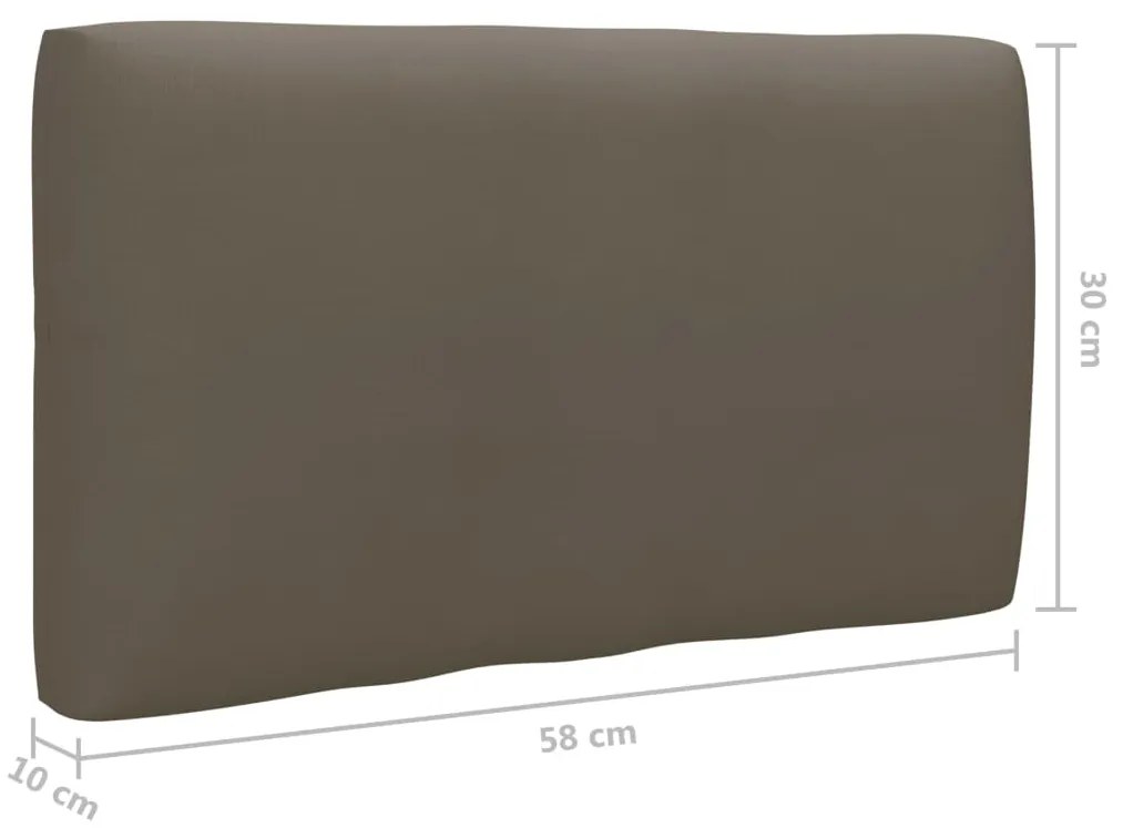 4 pcs conj. lounge paletes c/ almofadões pinho impregnado preto