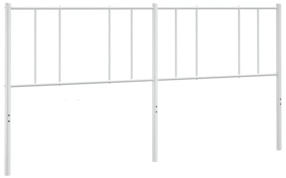 Cabeceira de cama 193 cm metal branco