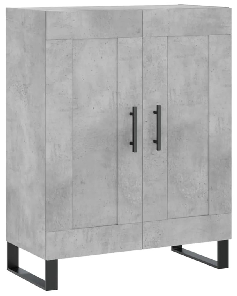Armário alto 69,5x34x180 cm derivados de madeira cinza cimento