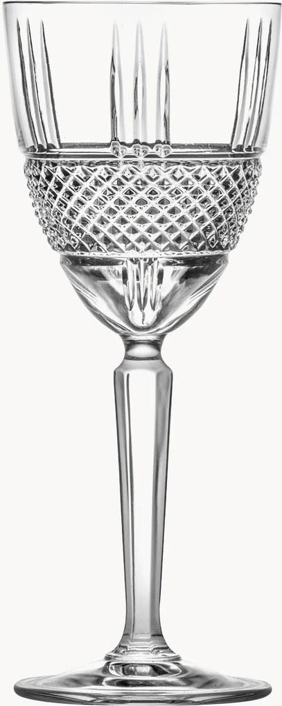 Copos de vinho tinto em cristal Brillante, conjunto de 6