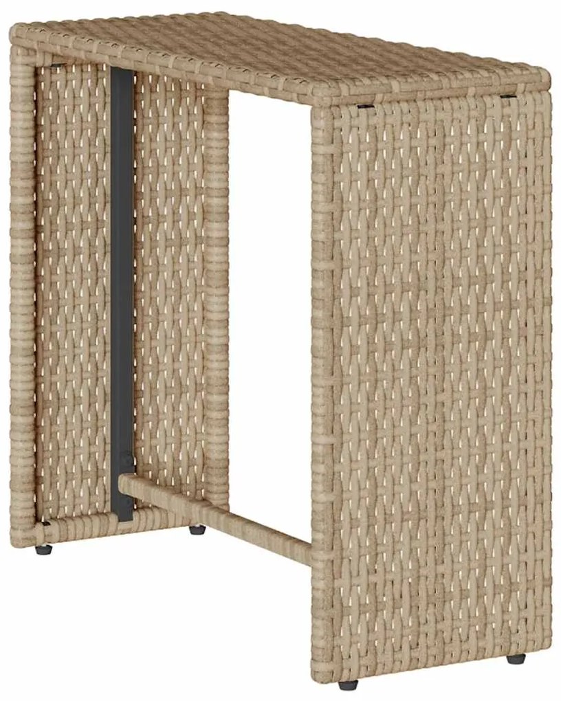 5 pcs conjunto sofás de jardim c/ almofadões empilhável vime PE