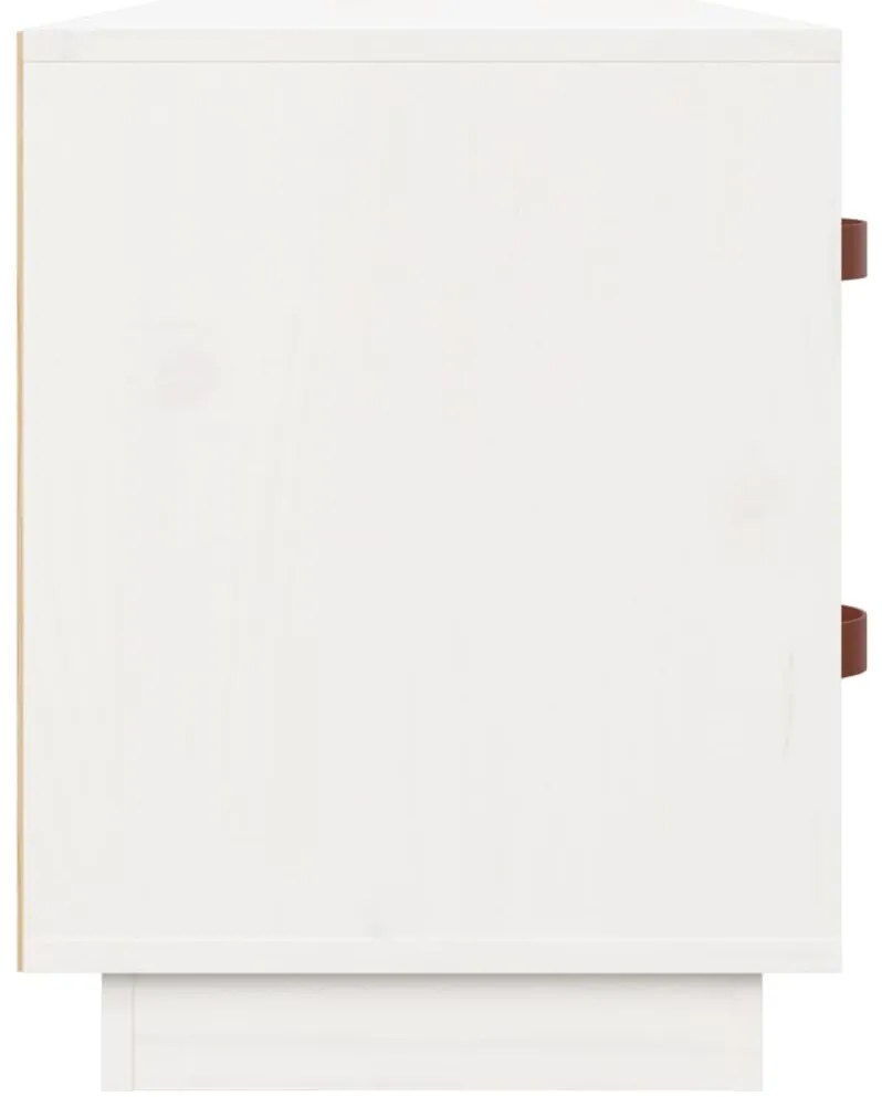 Banco sapateira 100x34x45 cm pinho maciço branco