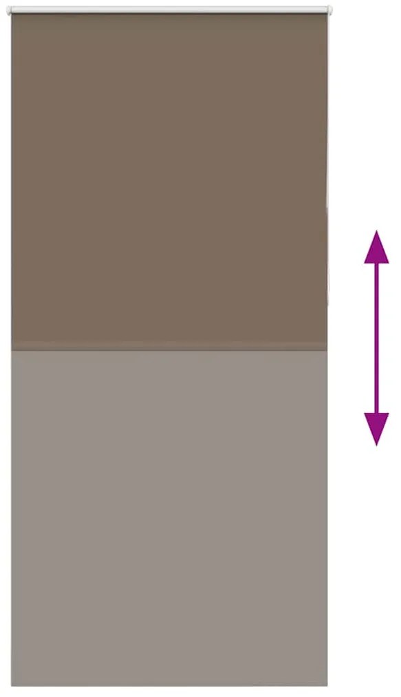 Persiana de enrolar 115x210 cm largura tecido 110,7cm poliéster