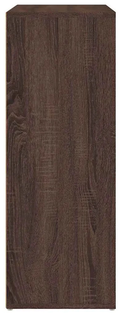 Aparadores 2 pcs 60x31x84cm derivados madeira carvalho castanho