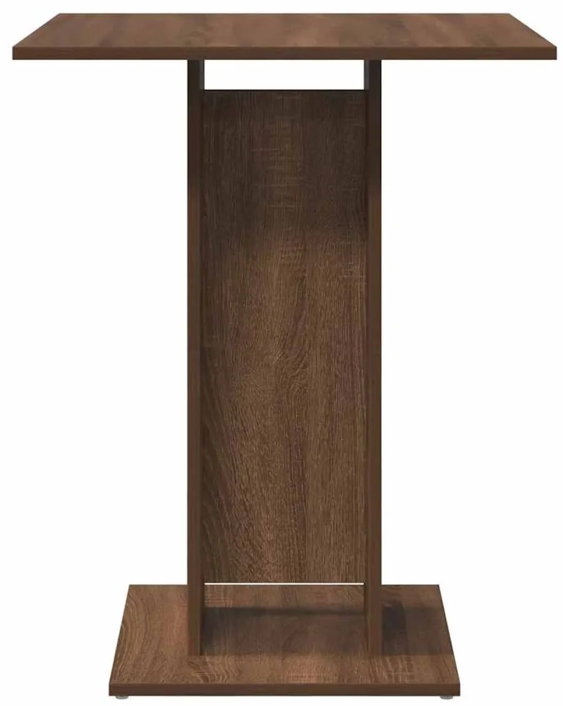 Mesa de bistrô 60x60x75cm derivados madeira carvalho castanho
