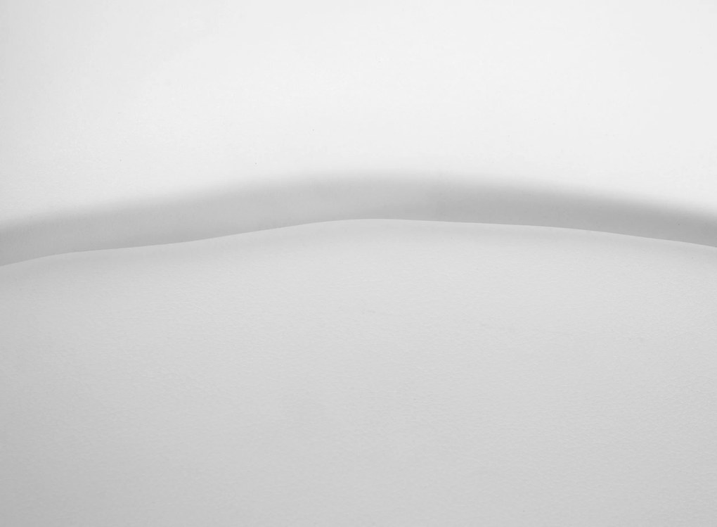Banco de bar Almada em couro sintético 43,5 x 75-104 x 46 cm Branco