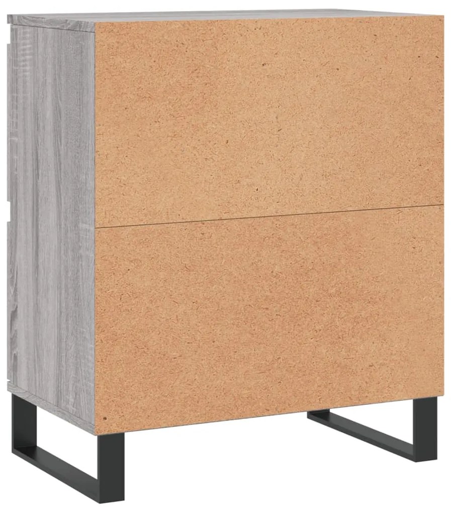 Aparadores 2 pcs derivados de madeira cinzento sonoma