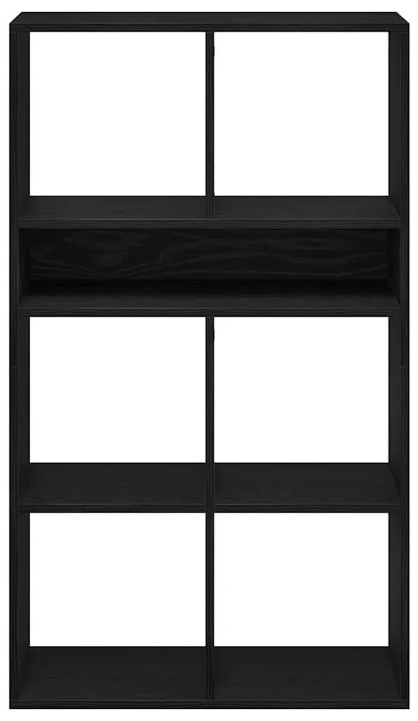 Estante preto 66x31x112 cm derivados de madeira