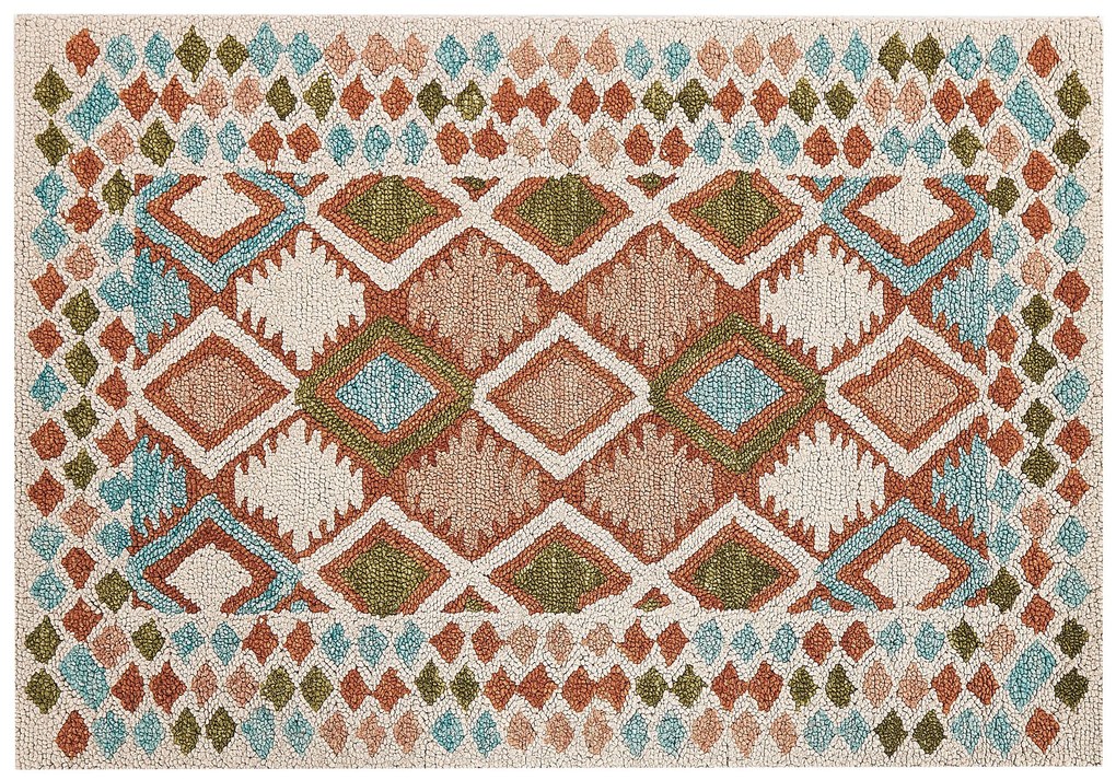 Tapete de lã multicolor 160 x 230 cm ERMENEK Beliani